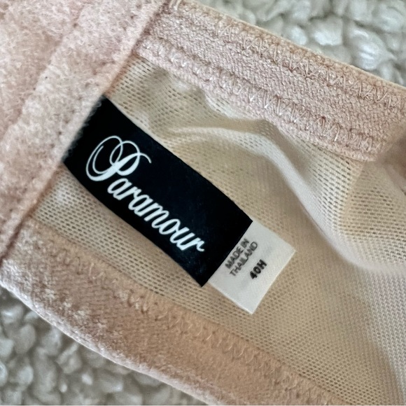 Paramour lace push up bra 40H nude blush - Picture 6 of 10